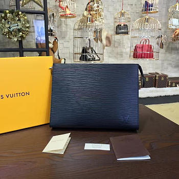Louis Vuitton TOILETRY POUCH 26 Black 3073 26cm 
