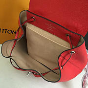  Louis Vuitton LOCKME  BagsAll Backpack Red  - 3