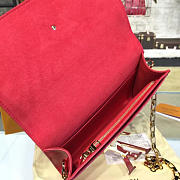 Louis Vuitton LOUISE CHAIN Red 3447 23cm  - 6