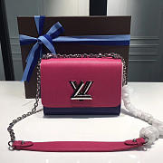 Louis Vuitton Twist MM 3596 Purple 23cm  - 1