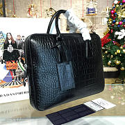bagsAll Prada Leather Briefcase 4201 - 5