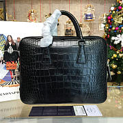 bagsAll Prada Leather Briefcase 4201 - 4