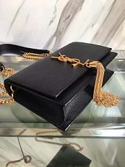 YSL Medium Kate Black Grain De Poudre Embossed Leather BagsAll 5052 - 6