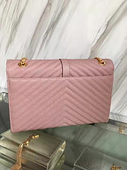 YSL Quilted Monogram College 32 Pink 5086 - 4