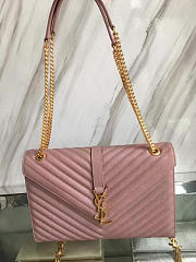 YSL Quilted Monogram College 32 Pink 5086 - 5