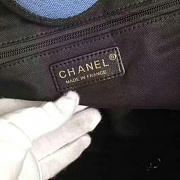 Chanel Shopping Bag Blue A68046 VS05826 38cm - 3