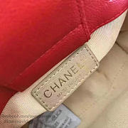 Chanel Small Label Click leather Shopping Bag Red A93731 VS02552 20cm - 2