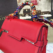 bagsAll Delvaux Calfskin Mini Tempete Satchel Red 1460 - 4