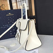 bagsAll Delvaux Mini Brillant Satchel Smooth Leather White 1469 - 3