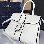 bagsAll Delvaux Mini Brillant Satchel Smooth Leather White 1469 - 6