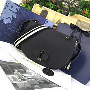 bagsAll DELVAUX Calfskin Le Mutin Saddle Bag Black 1507 - 2