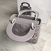 bagsAll Lady Dior Mini Gray/Silver 1552 - 5