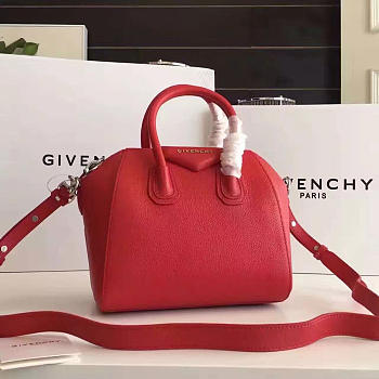bagsAll Givenchy Mini Antigona 27 Red 2051