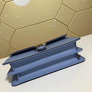Gucci GG Flap Shoulder Bag On Chain Light Blue BagsAll 510303 - 6
