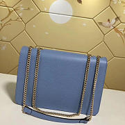 Gucci GG Flap Shoulder Bag On Chain Light Blue BagsAll 510303 - 5