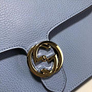 Gucci GG Flap Shoulder Bag On Chain Light Blue BagsAll 510303 - 4