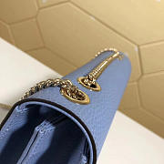 Gucci GG Flap Shoulder Bag On Chain Light Blue BagsAll 510303 - 3