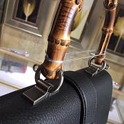 Gucci Dionysus Medium Top Handle Bag Black Leather 27cm - 5