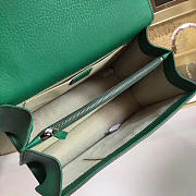 Gucci Dionysus Medium Top Handle Bag Rose Green Leather 27cm - 3