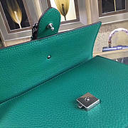 Gucci Dionysus Medium Top Handle Bag Rose Green Leather 27cm - 4