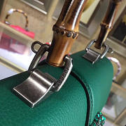 Gucci Dionysus Medium Top Handle Bag Rose Green Leather 27cm - 5