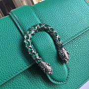 Gucci Dionysus Medium Top Handle Bag Rose Green Leather 27cm - 6