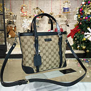 Gucci GG Ophidia Canvas 25.5 Supreme Handle Bag 2212 - 5