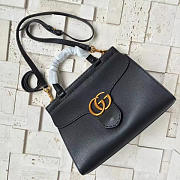 Gucci GG Marmont Leather Tote Bag Black 2240 31.5cm - 6