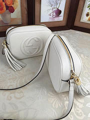 Gucci Soho Disco 21 Leather Bag Cream Z2365 - 5