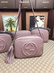 Gucci Soho Disco 21 Leather Bag Nude Pink Z2366 - 3