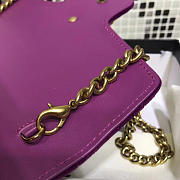 Gucci GG Marmont Velvet Leather WOC Purple 2577 20cm - 6