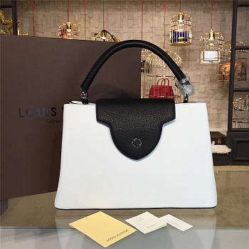 Louis Vuitton CAPUCINES LEATHER 3469 35.5cm 