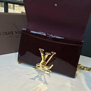 Louis Vuitton LOUISE CHAIN Wine Red GM 23cm - 5