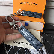  Louis Vuitton Superme BagsAll  Key ring noir 3817 - 1