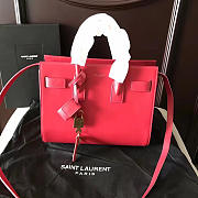 YSL Sac De Jour 26 Red Grained Leather BagsAll 4917 - 1