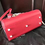 YSL Sac De Jour 26 Red Grained Leather BagsAll 4917 - 4