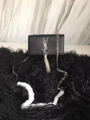 YSL Monogram Kate Bag With Leather Tassel- BagsAll 5004