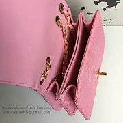 Chanel Snake Embossed Flap Shoulder Bag Pink BagsAll A98774 VS09287 - 6