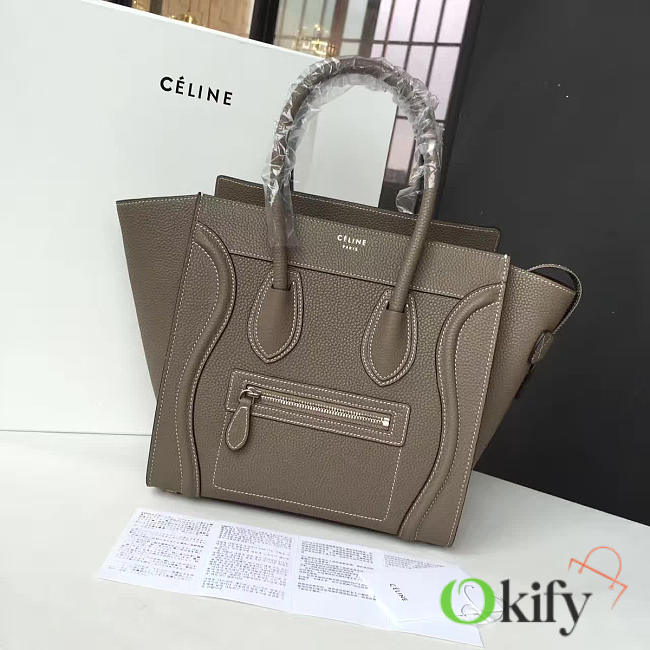BagsAll Celine Leather Micro Luggage Z1041 26cm  - 1