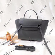 BagsAll Celine Belt Bag Black Calfskin Z1173 27cm - 1
