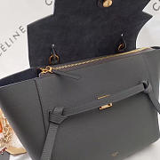 BagsAll Celine Belt Bag Black Calfskin Z1173 27cm - 4