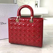 bagsAll Lady Dior Large 32 Red Shiny 1599 - 1