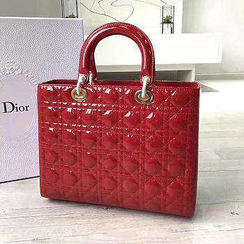 bagsAll Lady Dior Large 32 Red Shiny 1599