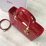 bagsAll Lady Dior Large 32 Red Shiny 1599 - 5