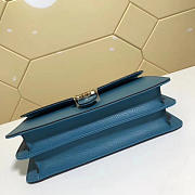 Gucci GG Flap Shoulder Bag On Chain Sapphire Blue BagsAll 510303 - 5