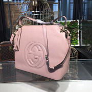 Gucci Tote Bag Pink Leather 2623 35cm - 4