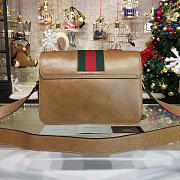 Gucci Shoulder Bag Brown Tan Leather 2153 33cm - 4