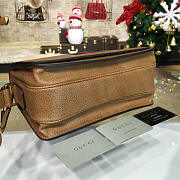 Gucci Shoulder Bag Brown Tan Leather 2153 33cm - 5