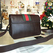 Gucci Shoulder Bag Brown Leather 2155 33cm - 4