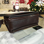 Gucci Shoulder Bag Brown Leather 2155 33cm - 5